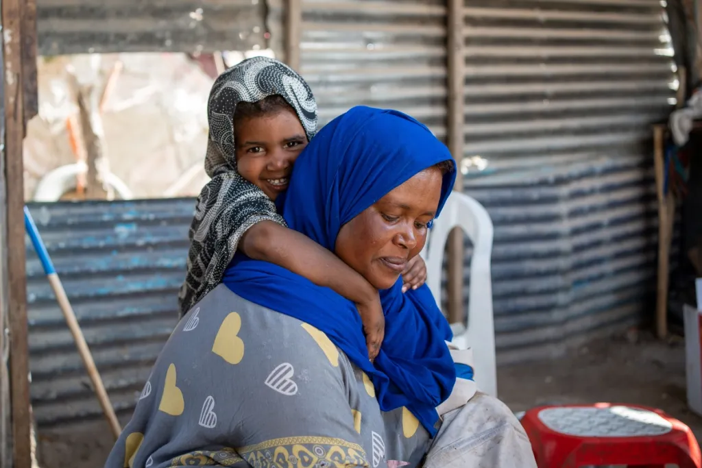 Moeder en kind in Somaliland