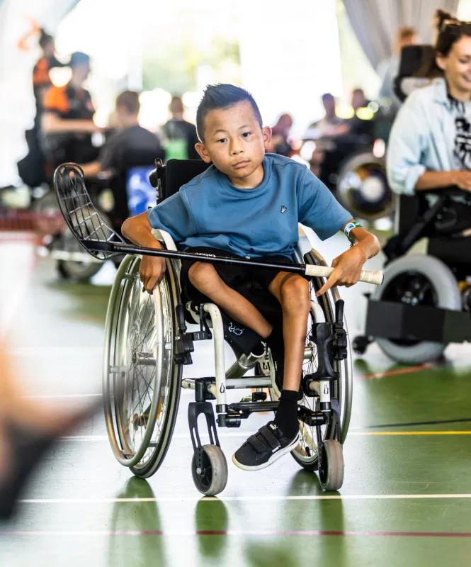 Foto kind met spierziekte