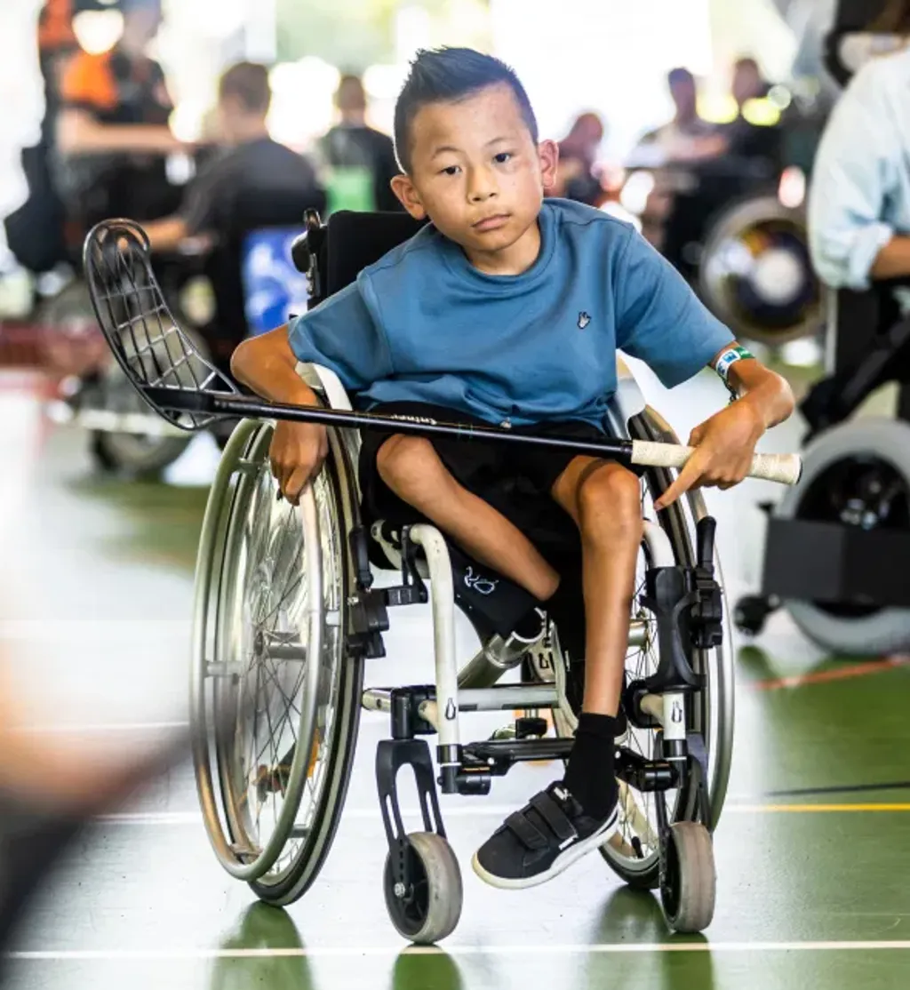 Foto kind met spierziekte