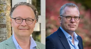 Links: Otto Beelaerts en rechts: Pieter Stemerding
