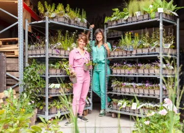 Suzanne van Straaten (l.) en Liedewij Loorbach
