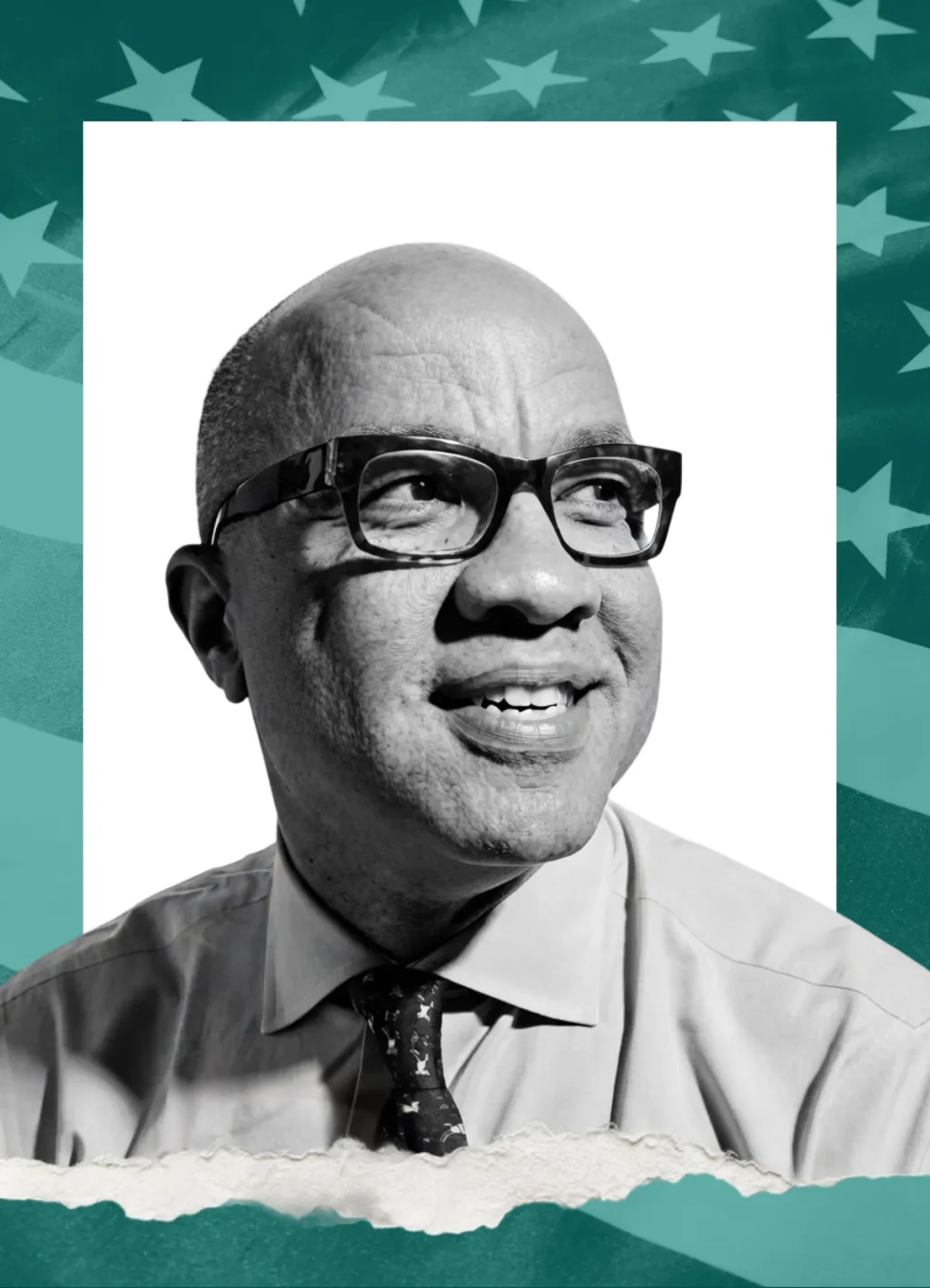 collage met het portret an Darren Walker