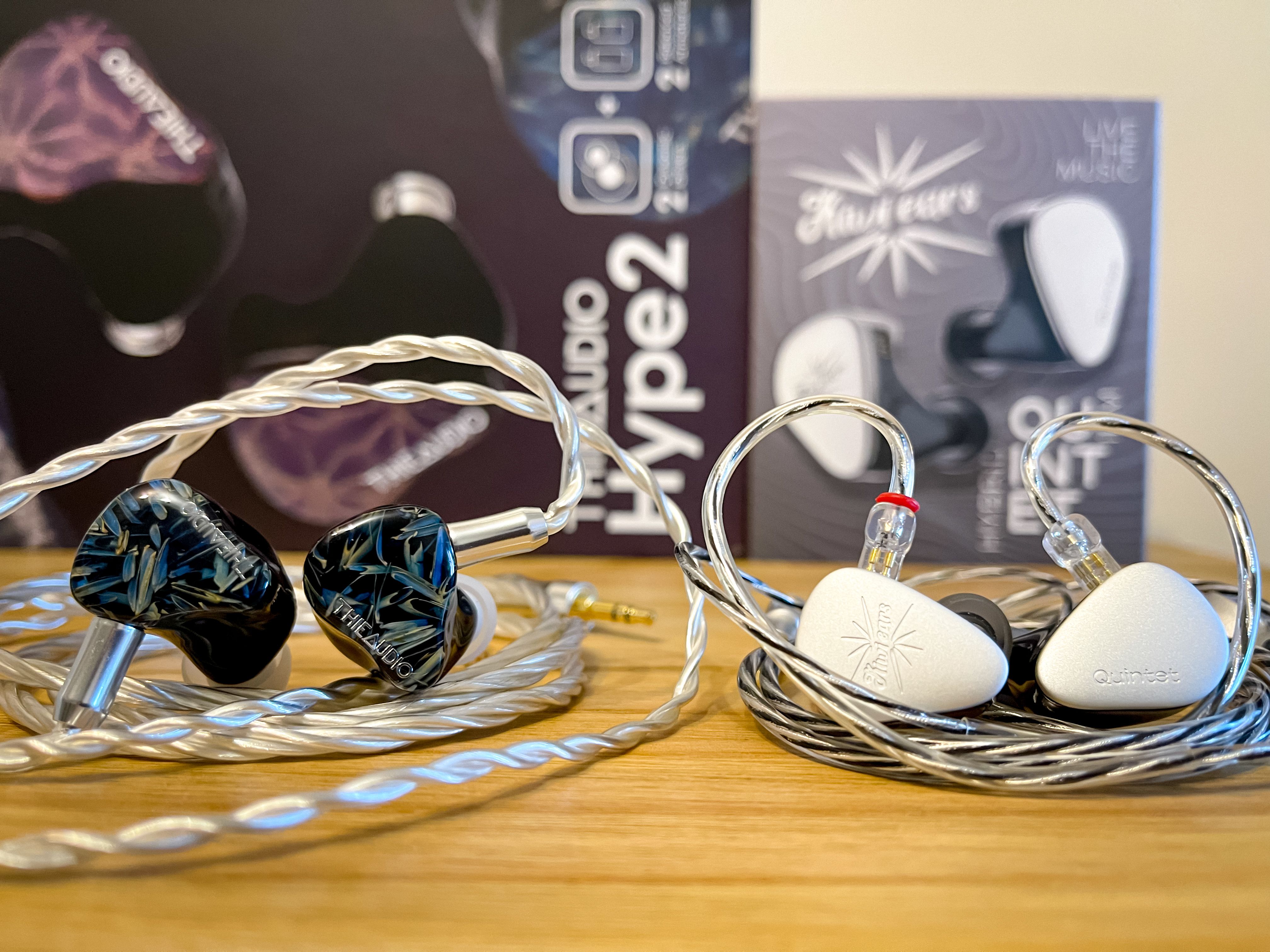 Review of HYPE 2 VS KIWI EARS QUINTET on qfi Audio