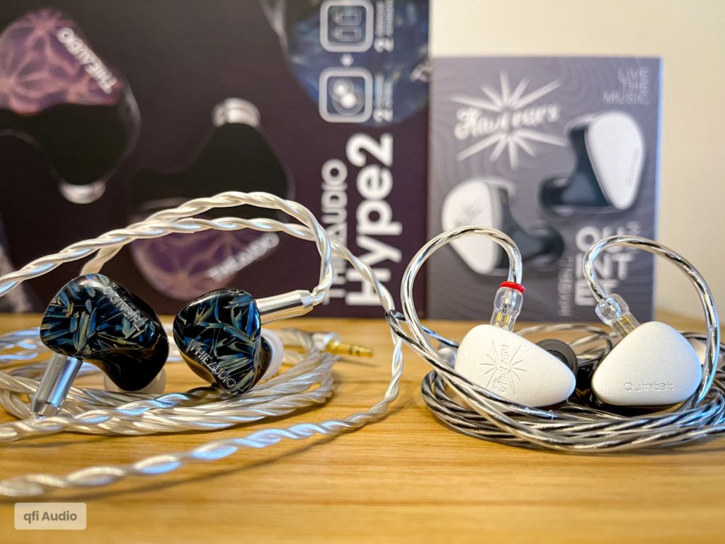Review of Kiwi Ears Quintet vs Thieaudio Hype 2 on qfi Audio
