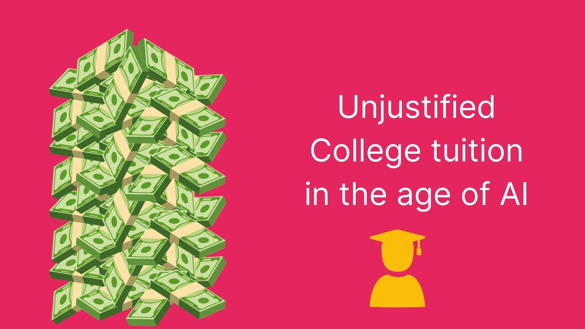 Opinion : College tuition shouldn't cost an arm and a leg