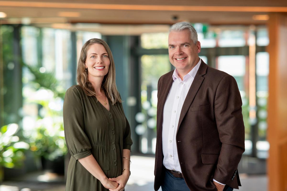 Halie Hartigan, Investment Manager and Matthew Goldsack, GM, Investments at Trust Investments. Halie Hartigan, Investment Manager and Matthew Goldsack, GM, Investments at Trust Investments.