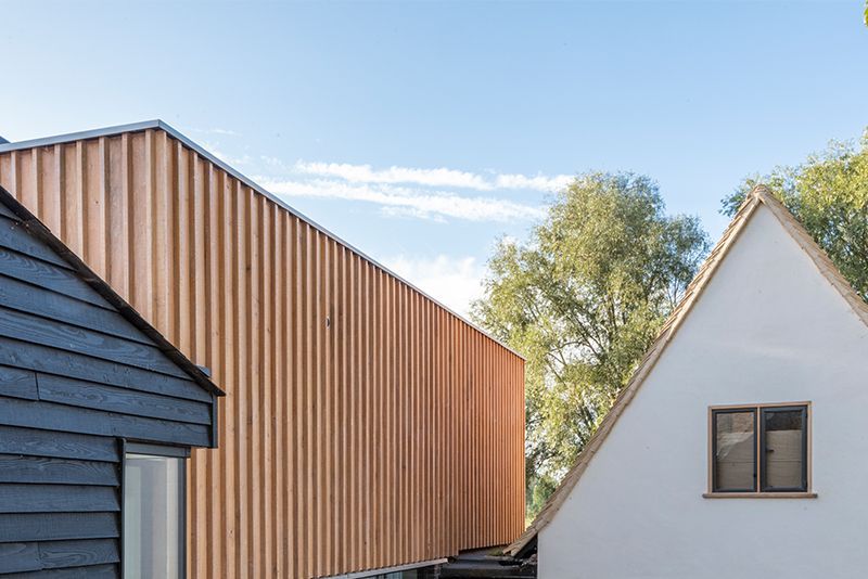 english oak cladding