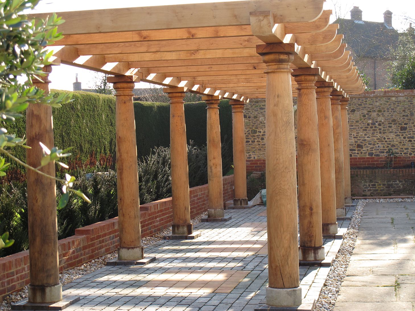 Poolside Pergola