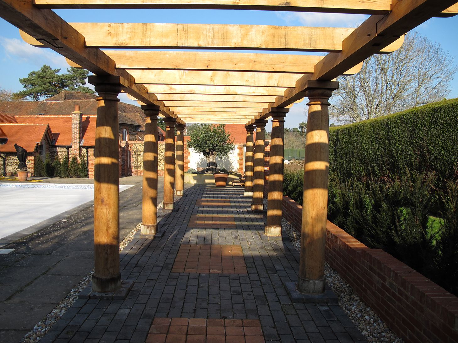 Poolside Pergola