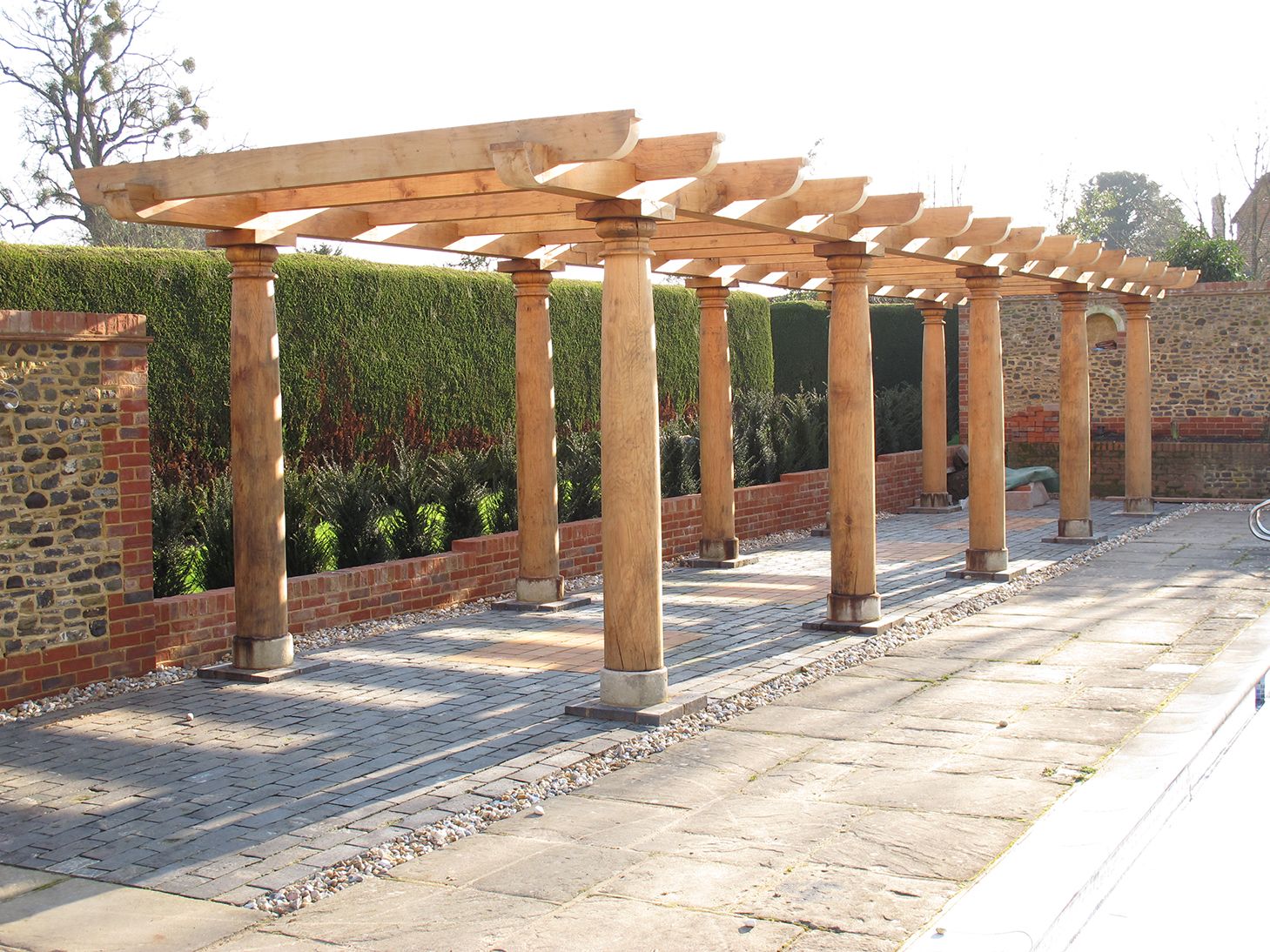 Poolside Pergola