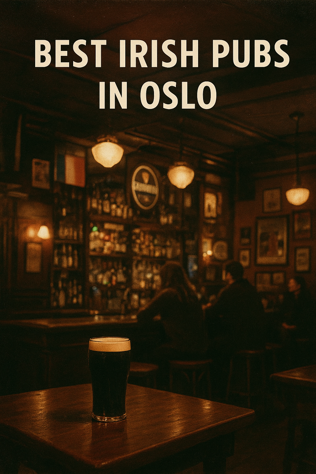 A beer in an irish pub