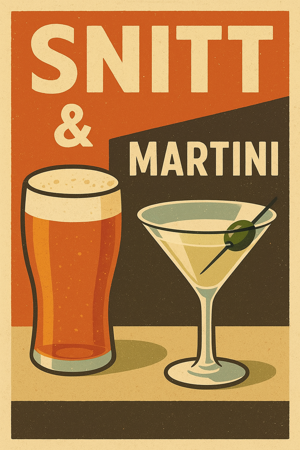 Snitt og negroni ut, snitt og martini inn?