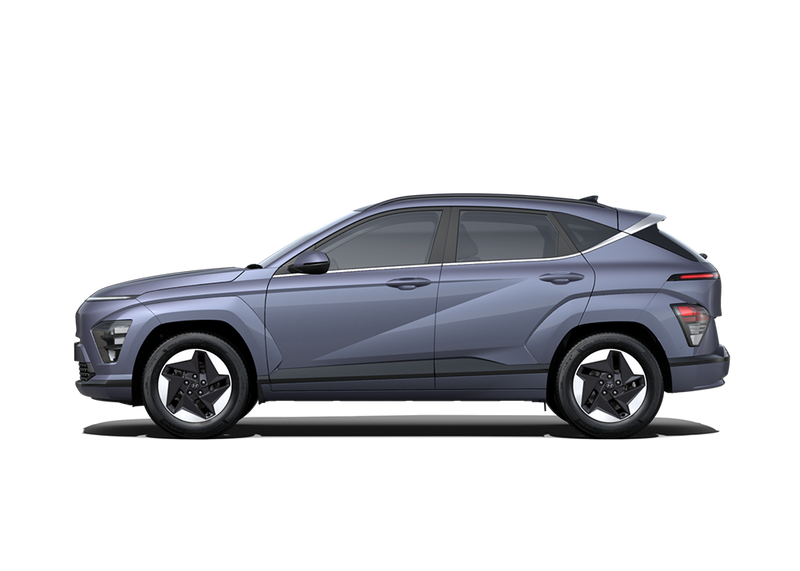Hyundai kona marble grey side left