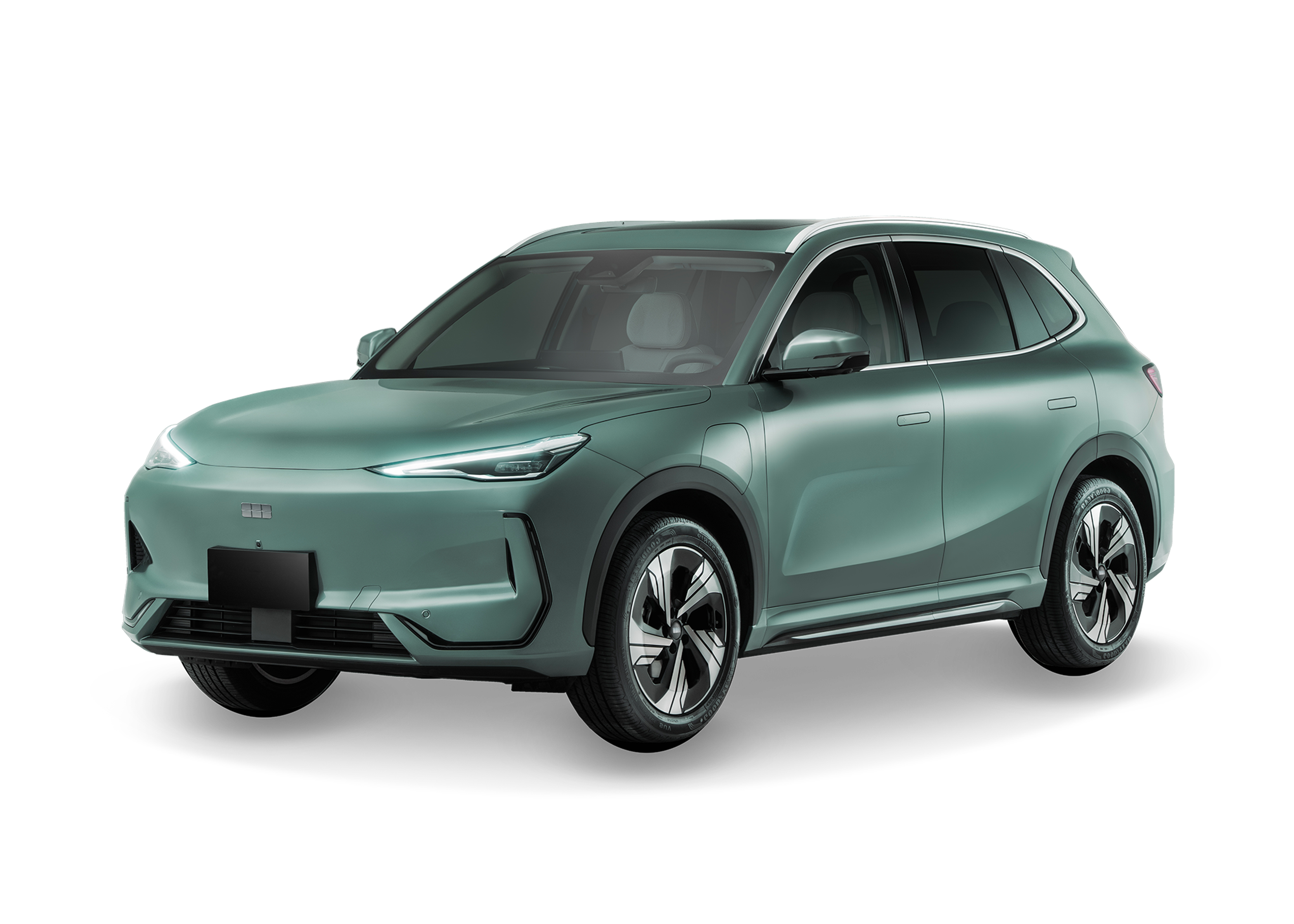 Front left view of Geely EX5