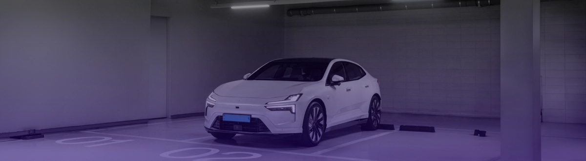 Polestar 4 in an underground carpark