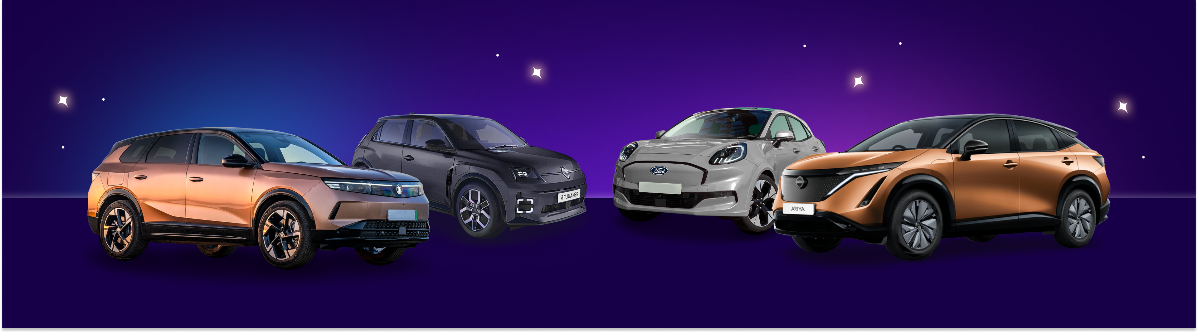 Lineup of the best EVs on the electric car grant scheme