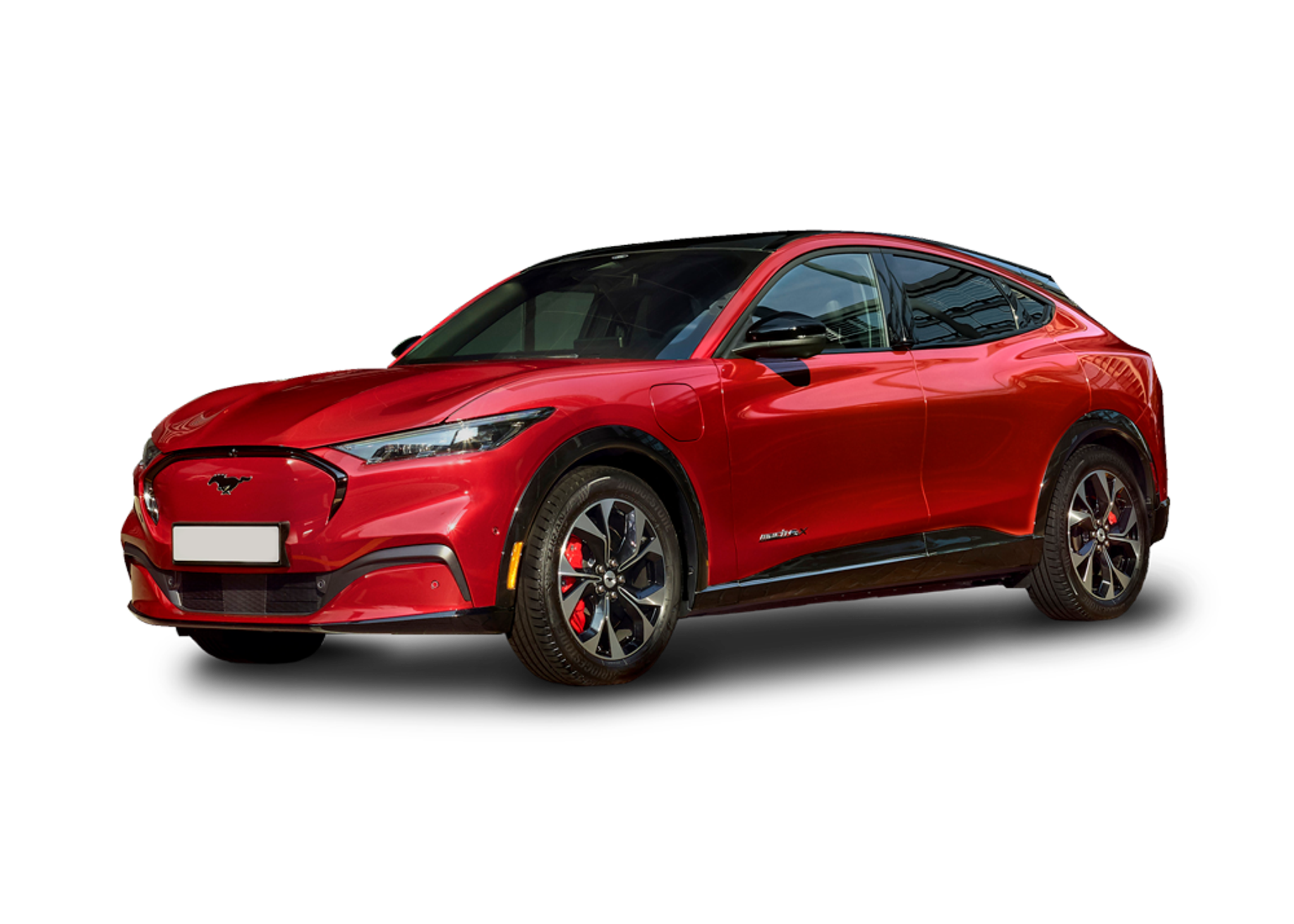 Front left view of Ford Mustang  Mach-E