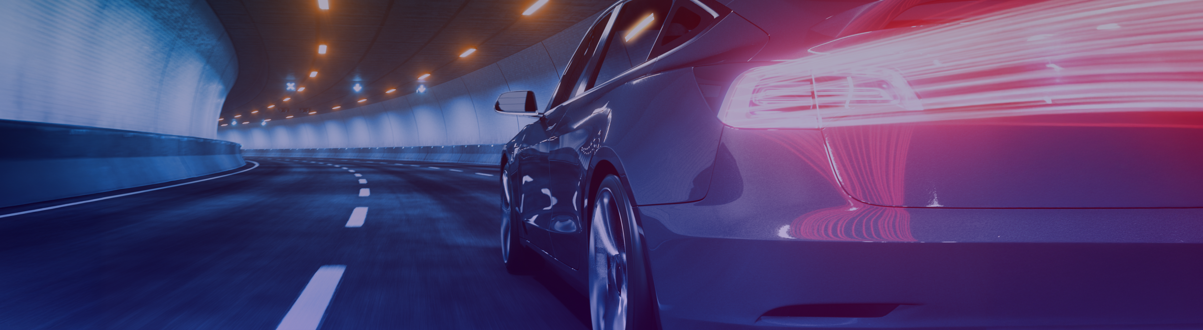 Electric vehicle parked outside an office building with big glass windows