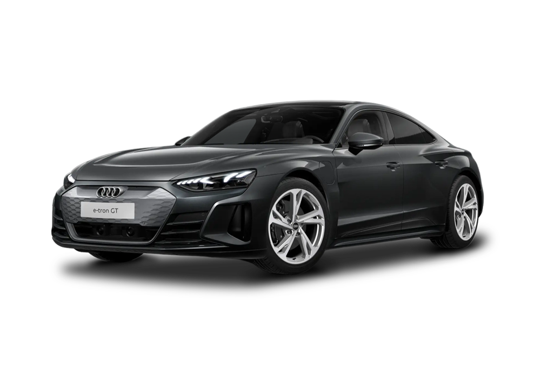 Front left view of Audi e-tron GT Saloon
