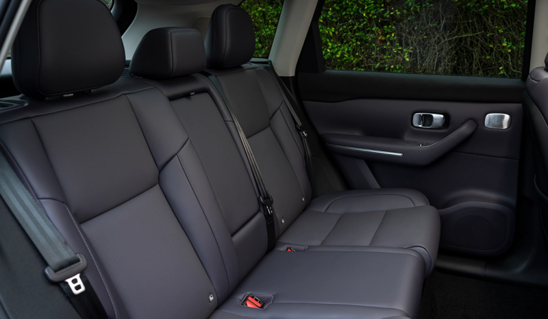 Interior shot of the LeapMotor C10 Displaying the rear passenger seats