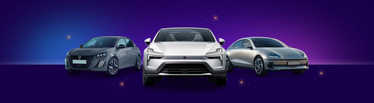 A blog header displaying 3 popular electric vehicles