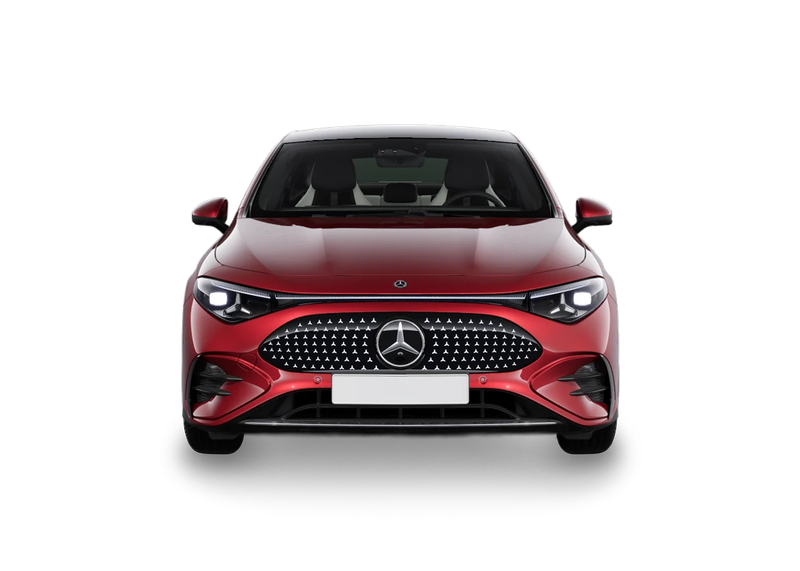 Mercedes CLA in a front angle