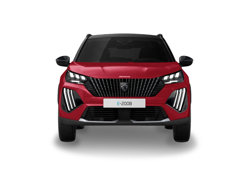Peugeot e-2008 - Elixir red - Front 