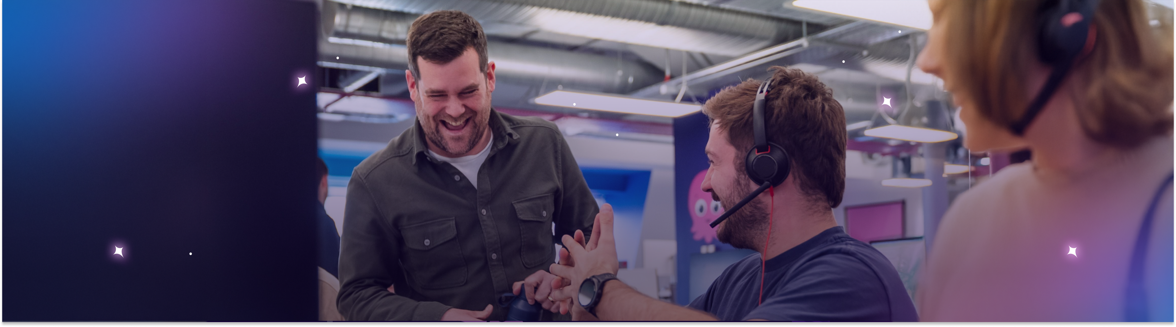 Happy employees at Octopus EV