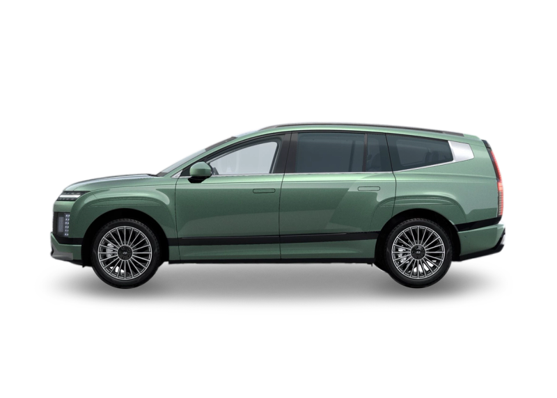 Hyundai IONIQ 9 in a side left angle