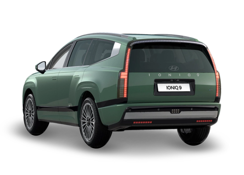 Hyundai IONIQ 9 in a rear left angle