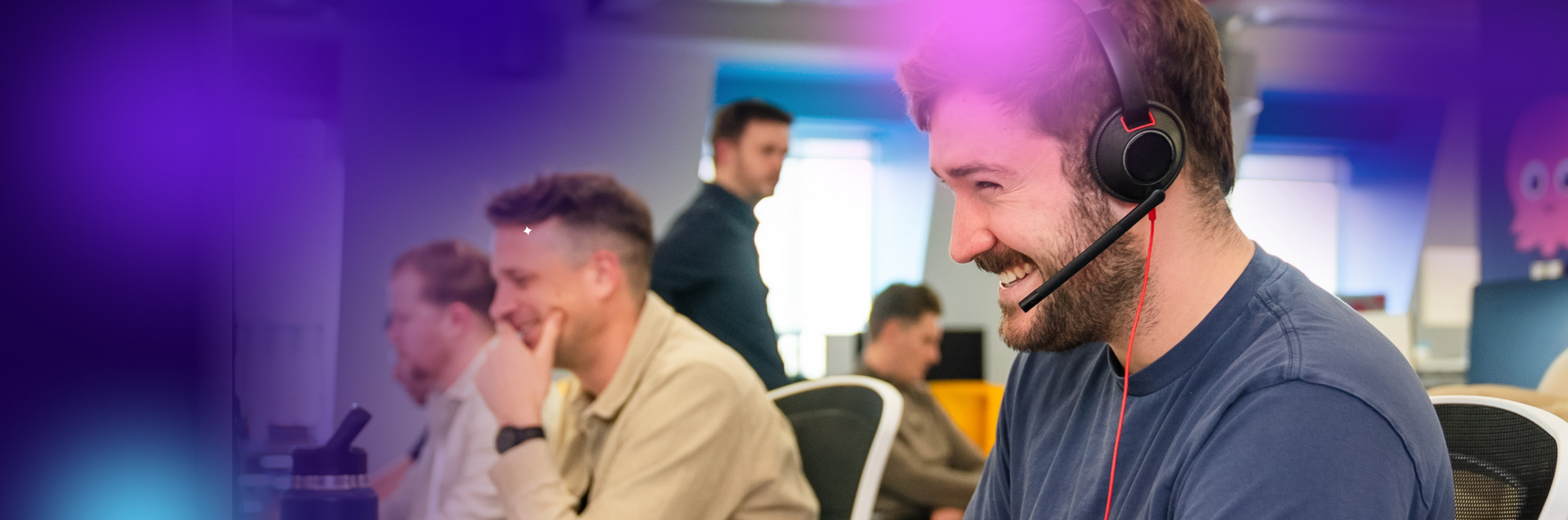 Customer support team image