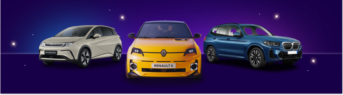 Header image displaying the current coolest EVs