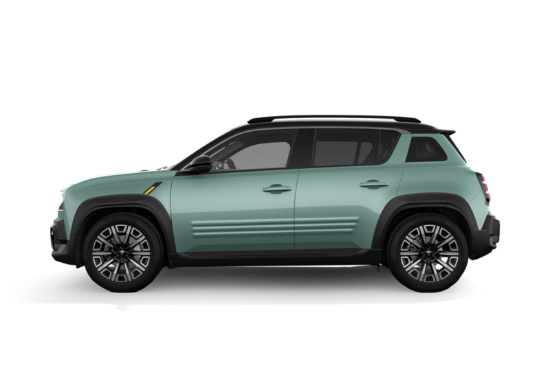 Renault 4 in a side left angle