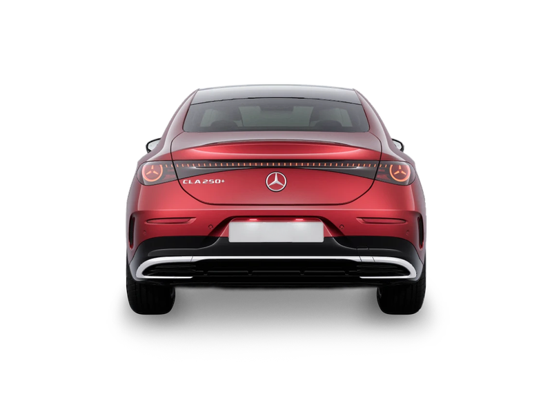Mercedes CLA in a rear angle