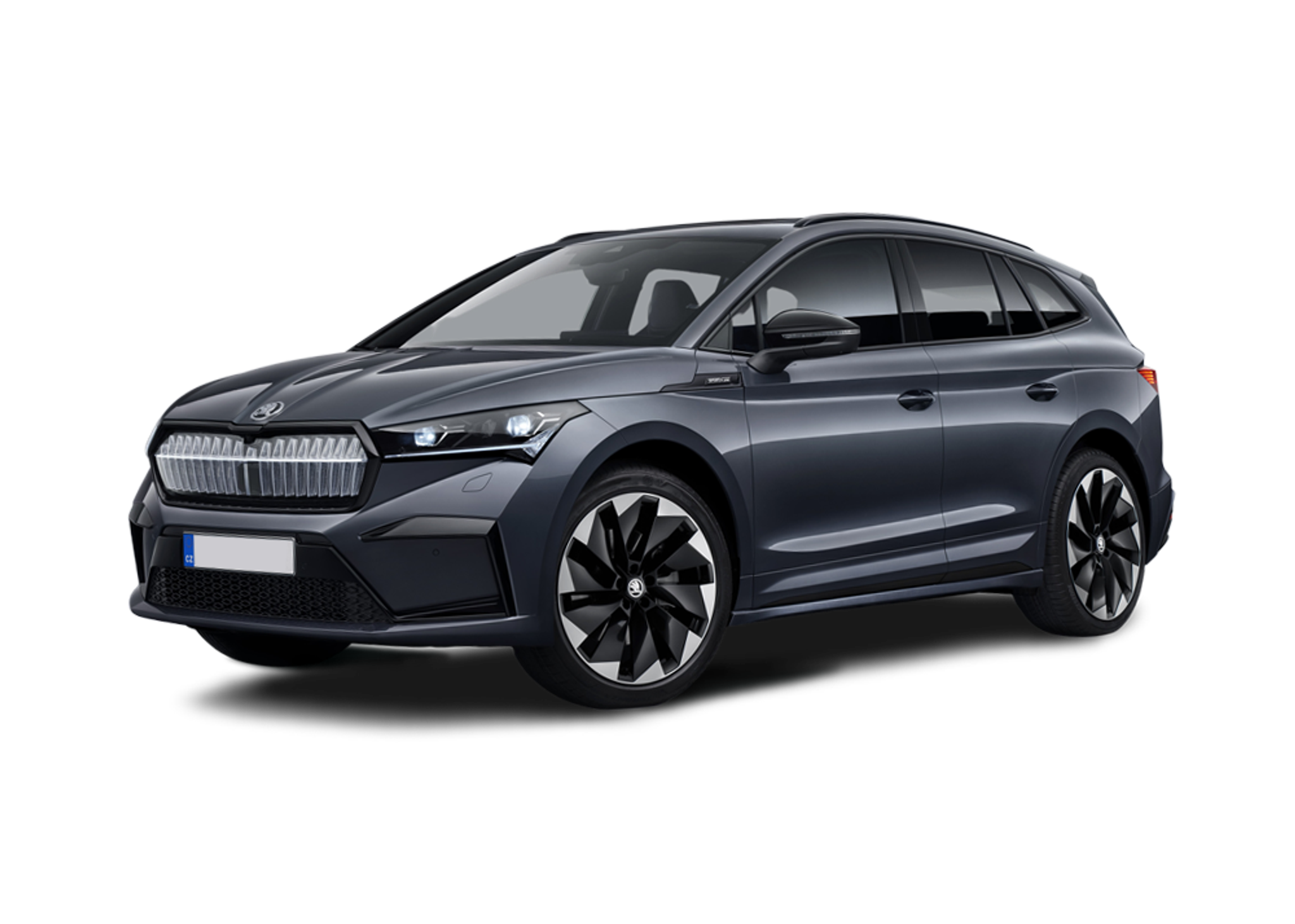 Front left view of SKODA ENYAQ