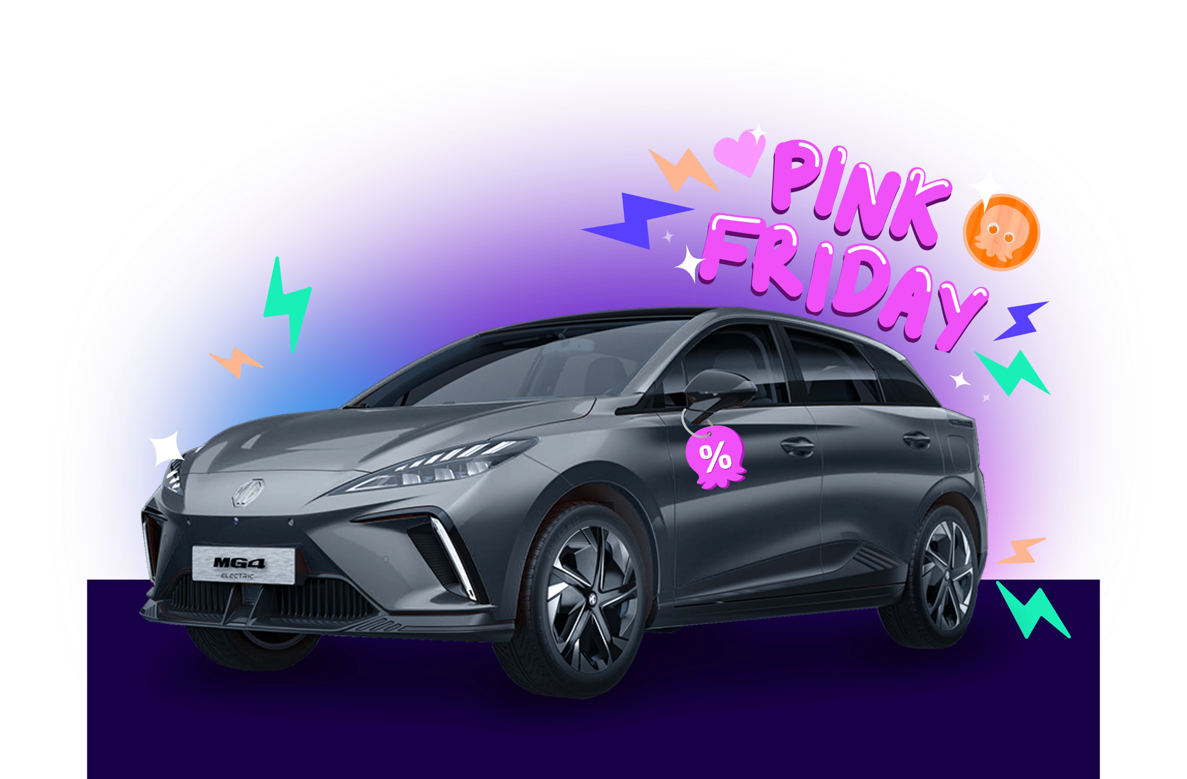 MG4 EV pink friday