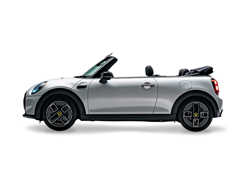 Mini Electric Convertible side left angle