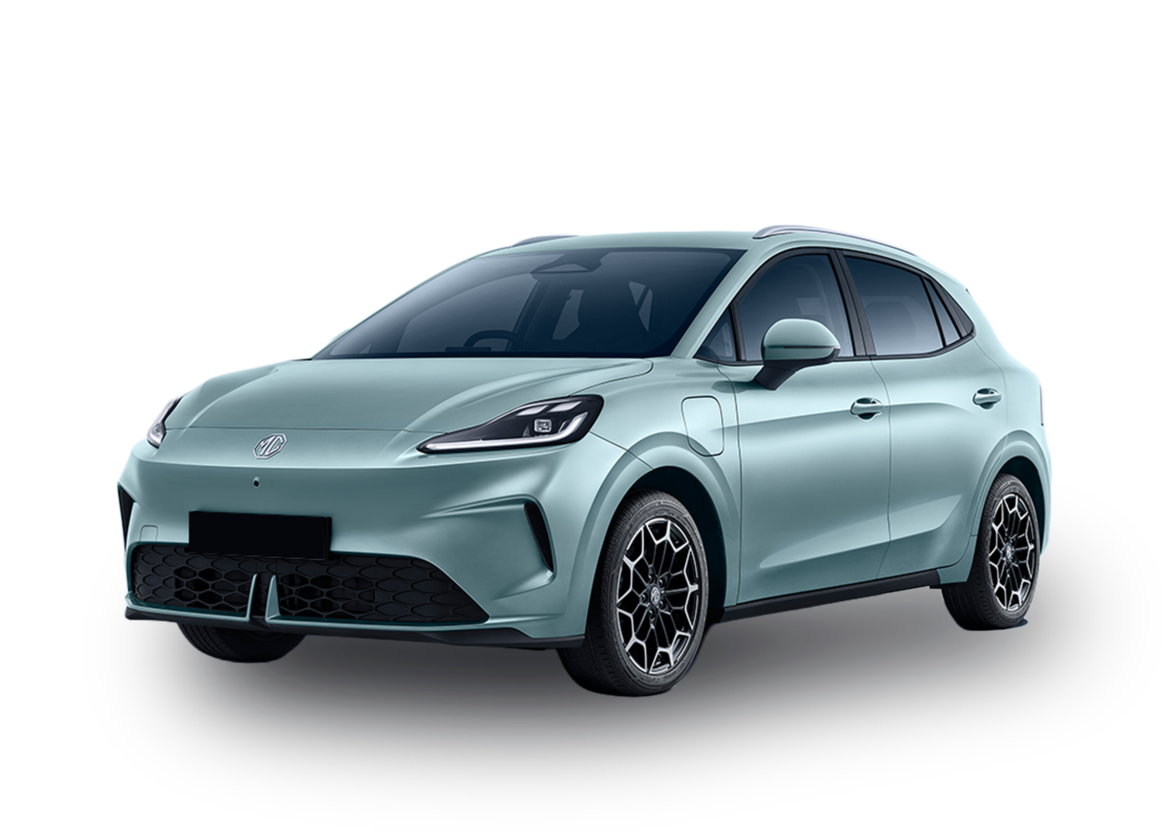 Front left view of MG 4 Urban