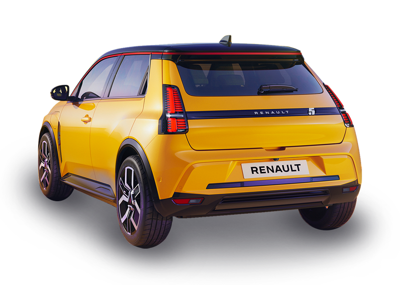 Image of the Renault 5 in a rear left angle