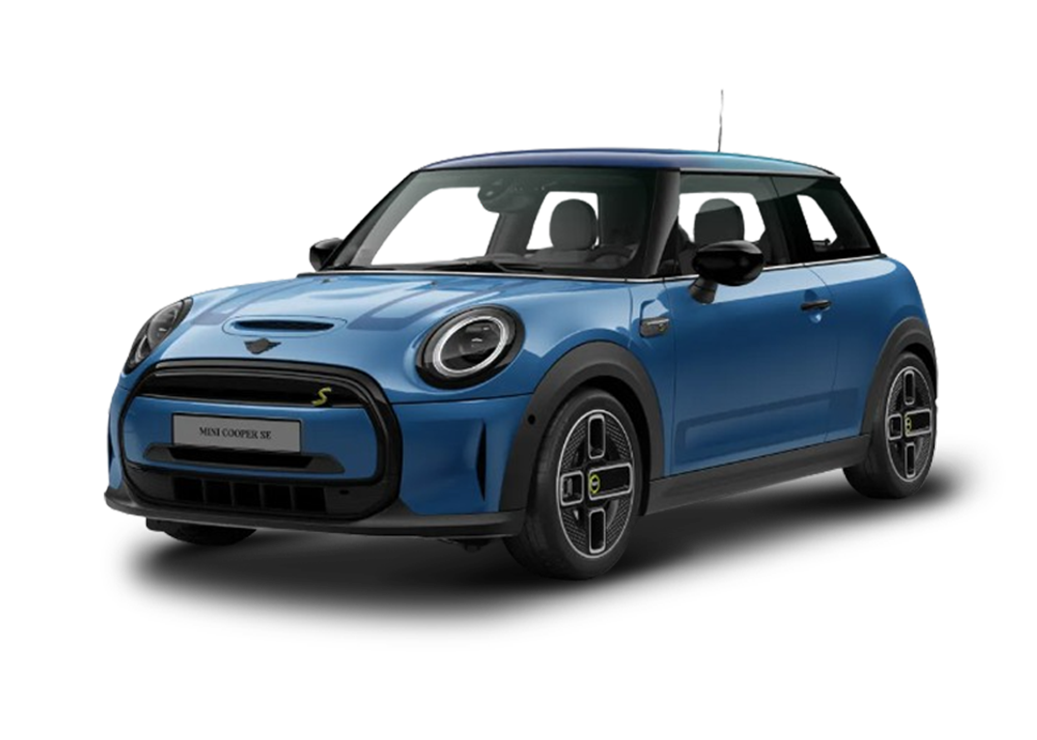 Front left view of Mini Cooper Electric E