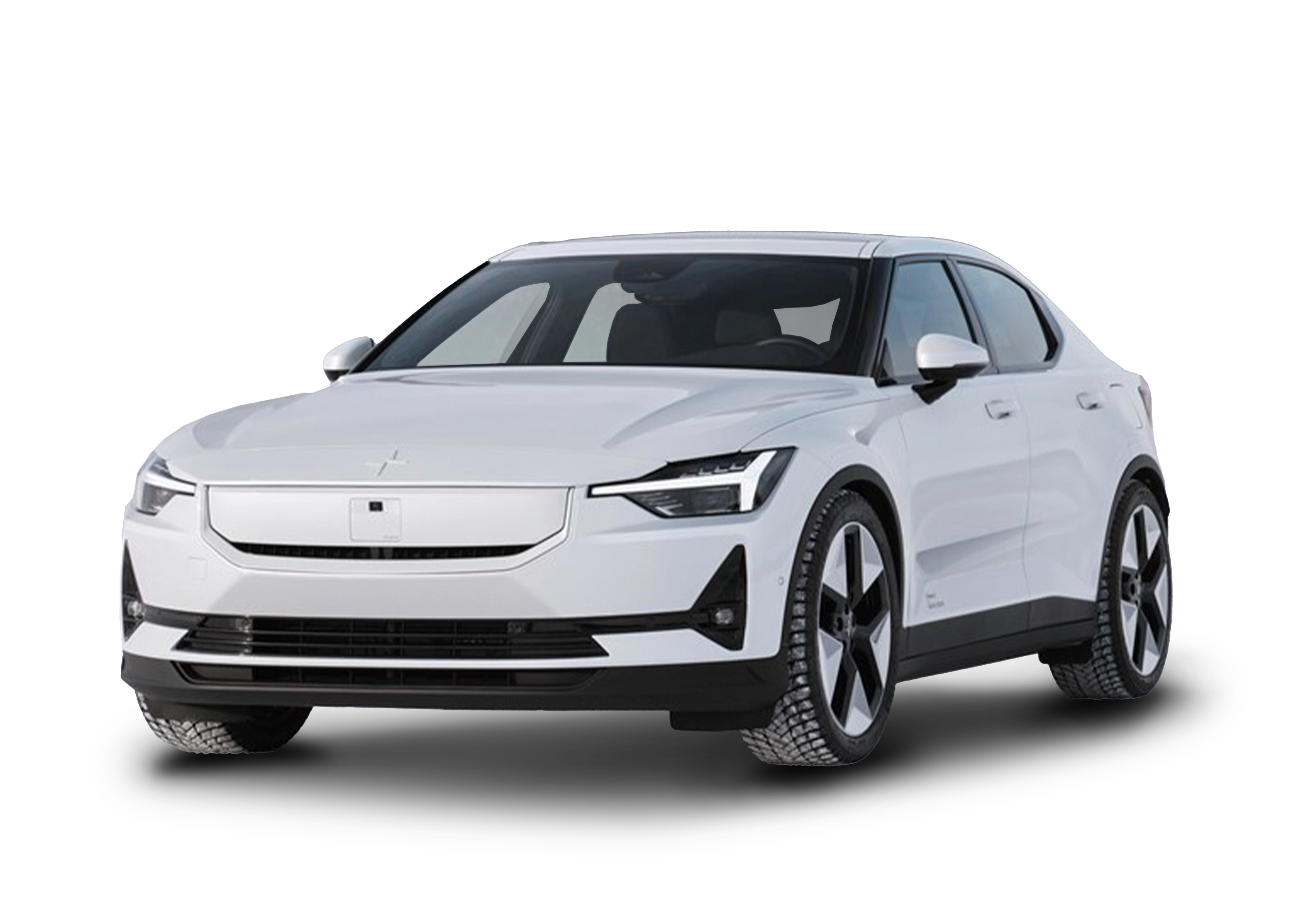 Front left view of Polestar 2