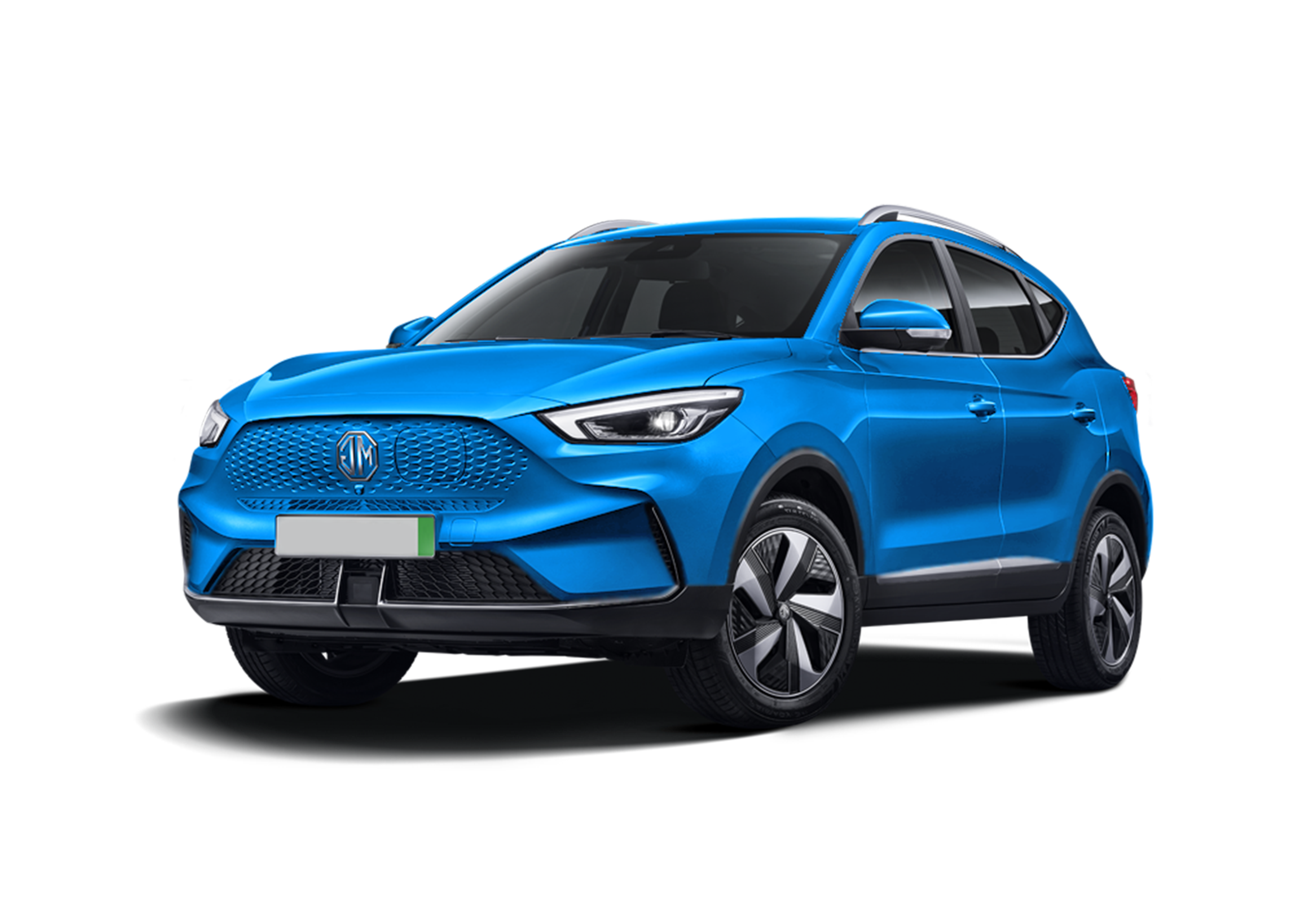 Front left view of MG ZS EV