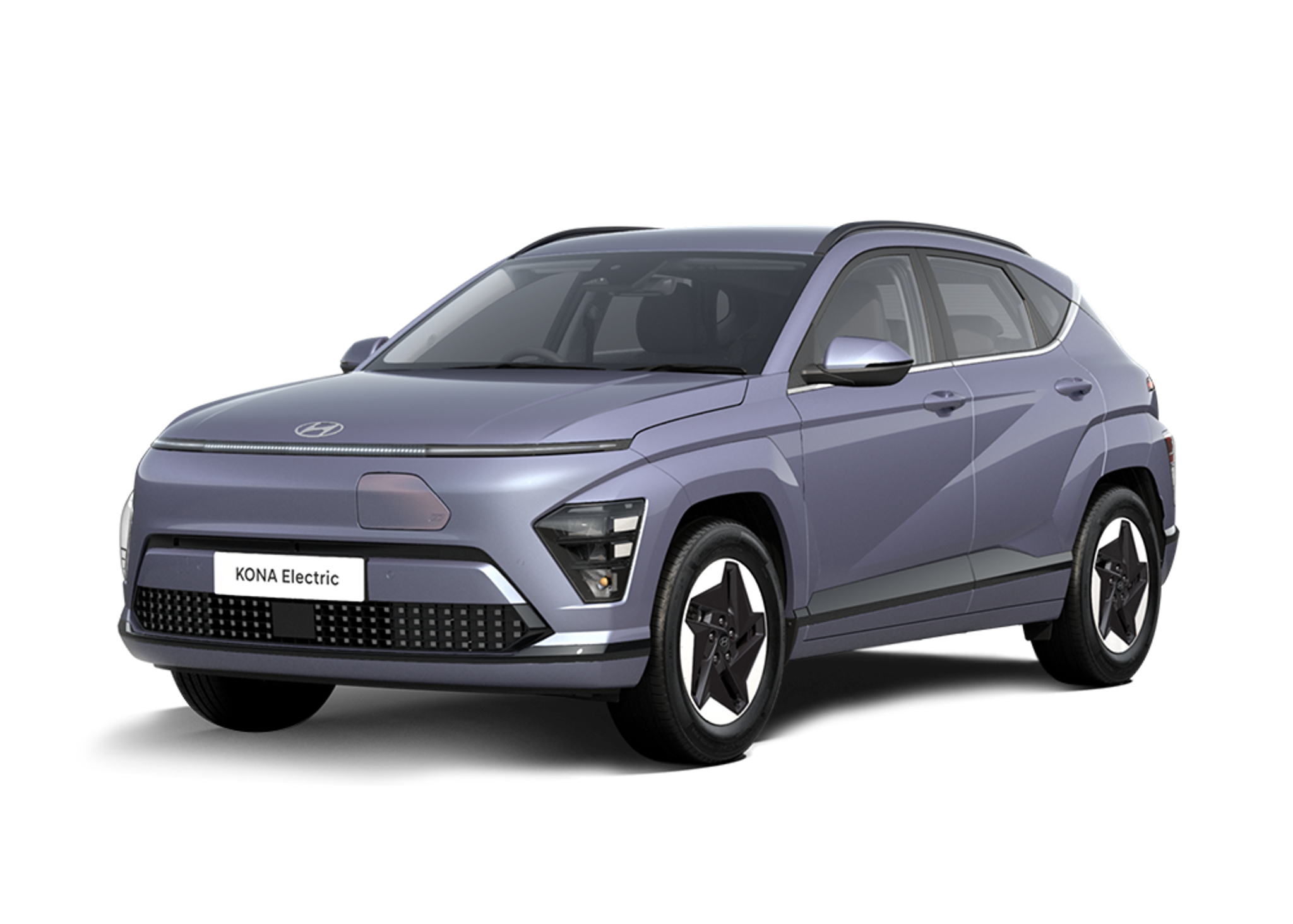 Front left view of Hyundai Kona Electric