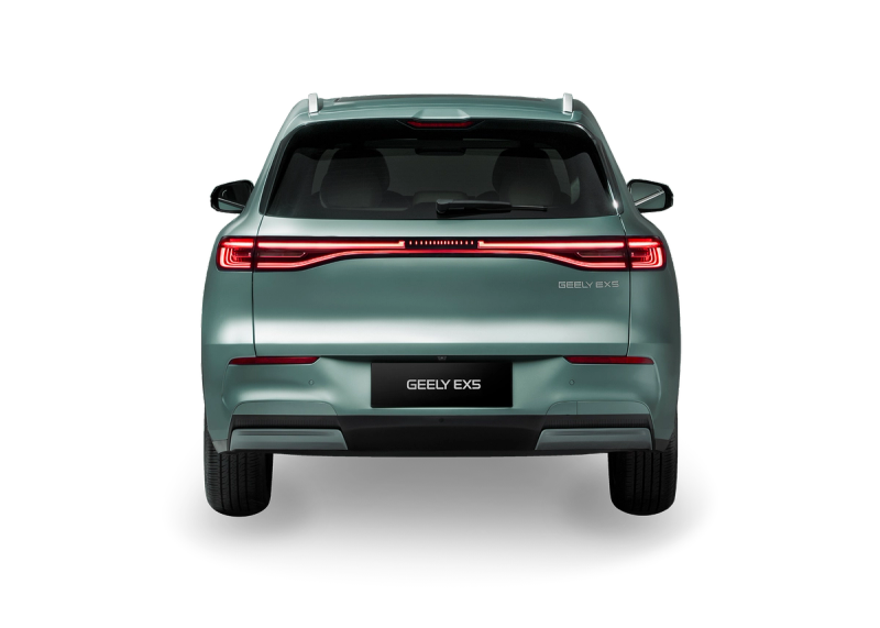 Geely EX5 in a rear angle