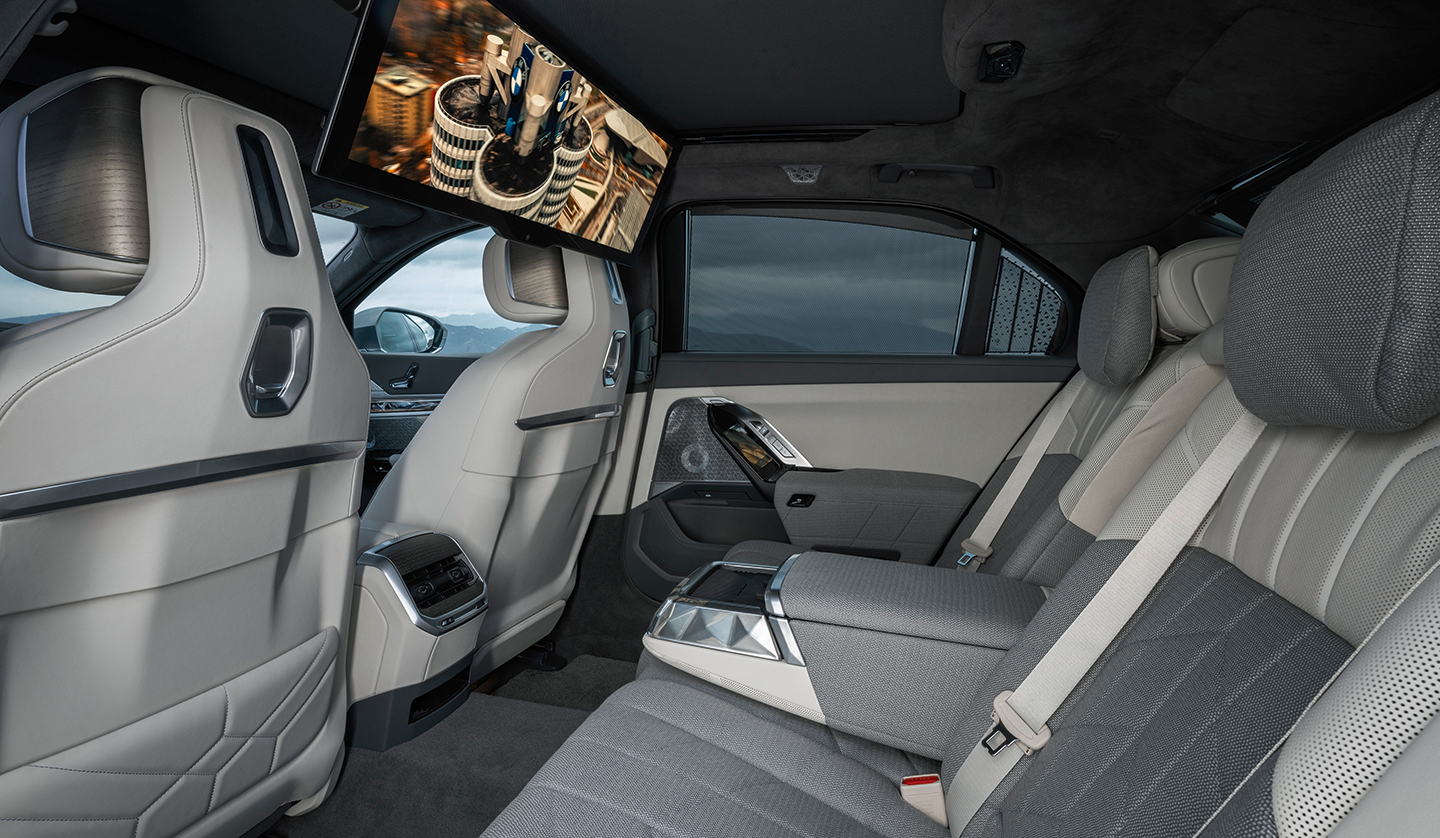 BMW i7 Interior Passenger Seats