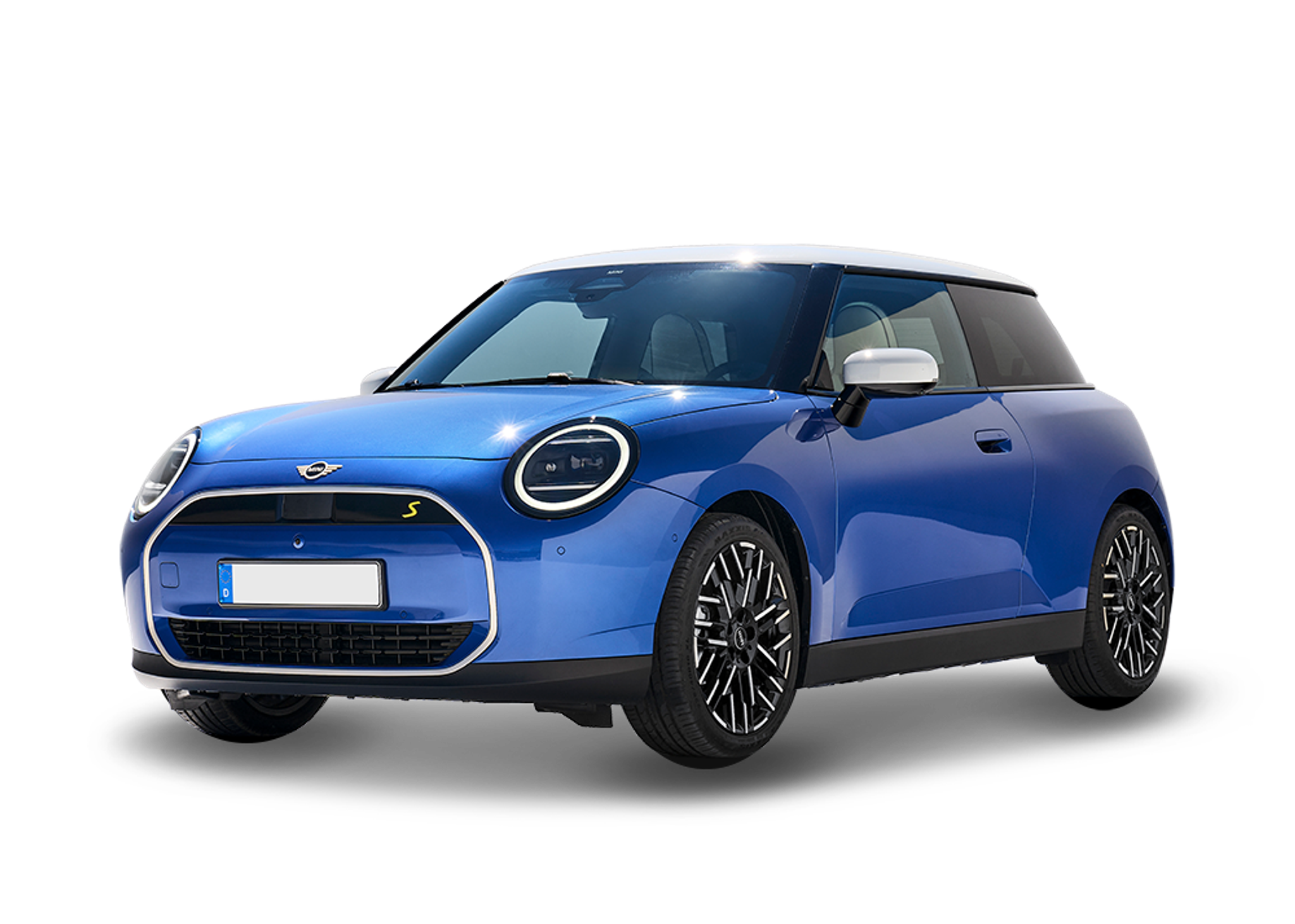 Front left view of Mini Cooper Electric E