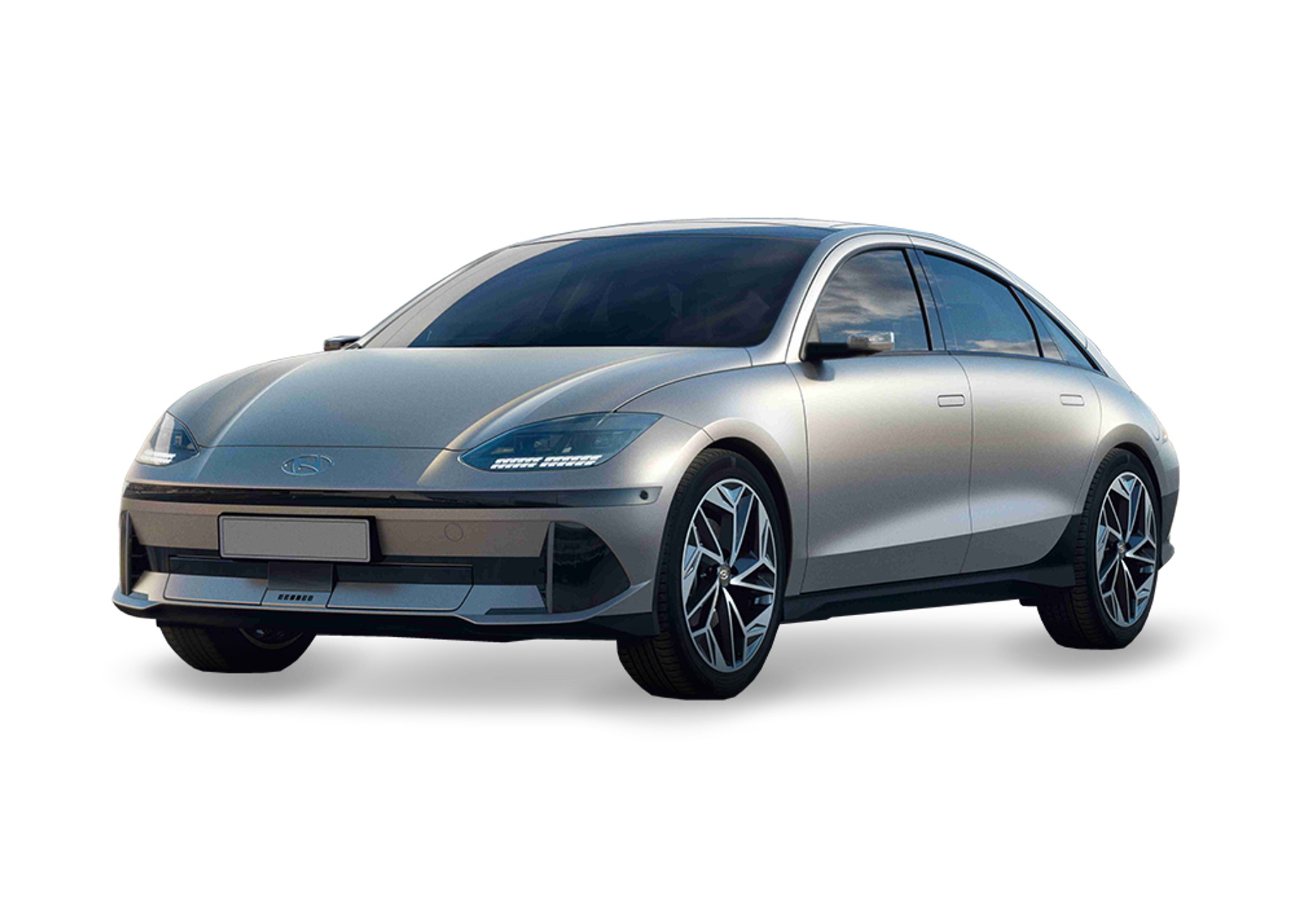 Front left view of Hyundai IONIQ 6