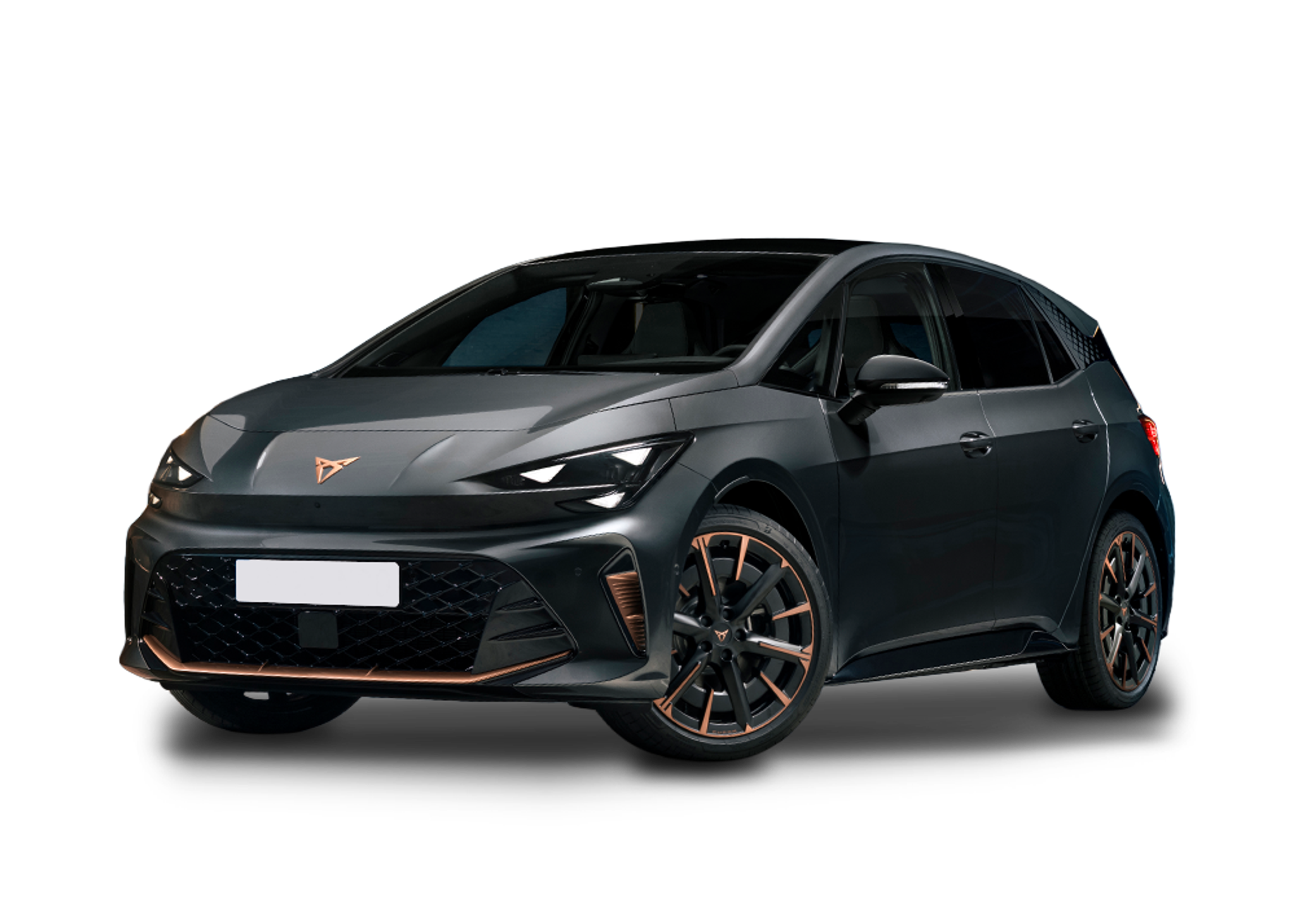 Front left view of CUPRA Born