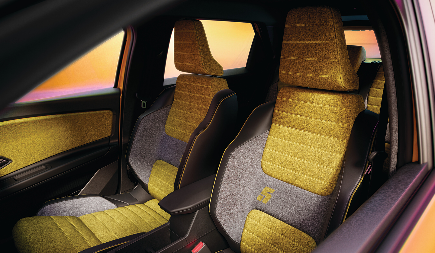 Interior shot of the Image of the Renault 5