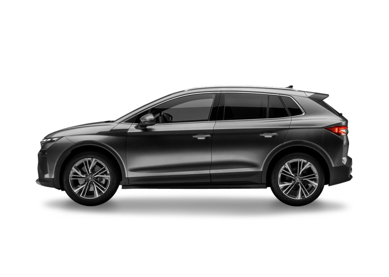 Skoda Elroq in a side left angle